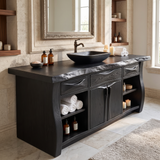 Valdoren Handcrafted Solid Wood Freestanding Bathroom Vanity with Drawers - Timberustic Freestanding Bathroom Vanity with Drawers