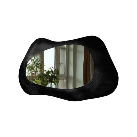 Valdoren Live Edge Solid Wood Mirror Black - Timberustic Mirror