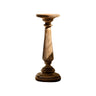 Valdorin Handcrafted Solid Wood Pedestal Stand Natural Oak - Timberustic Pedestal Stand