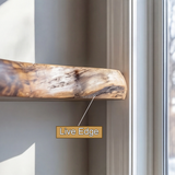 Valdren Live Edge Solid Wood Floating Shelf SPA963025 - Timberustic Floating Shelf