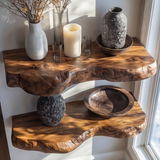 Valdren Live Edge Solid Wood Floating Shelf SPA963025 - Timberustic Floating Shelf