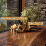 Valdren Sculpted Live Edge Solid Wood Floating Bathroom Vanity with Integrated Sink SPA354346 - Timberustic Floating Bathroom Vanity with Integrated Sink