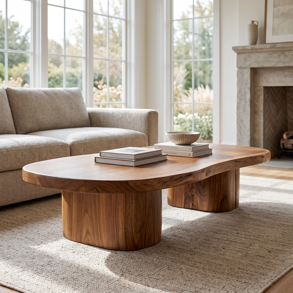 Valebark Handcrafted Solid Wood Coffee Table - Timberustic Coffee Table