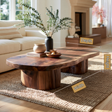 Valebark Handcrafted Solid Wood Coffee Table - Timberustic Coffee Table