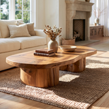 Valebark Handcrafted Solid Wood Coffee Table - Timberustic Coffee Table