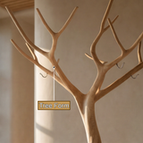 Valecrest Sculpted Solid Wood Tree Coat Rack - Timberustic Tree Coat Rack