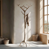 Valecroft Sculpted Solid Wood Tree Coat Rack - Timberustic Tree Coat Rack