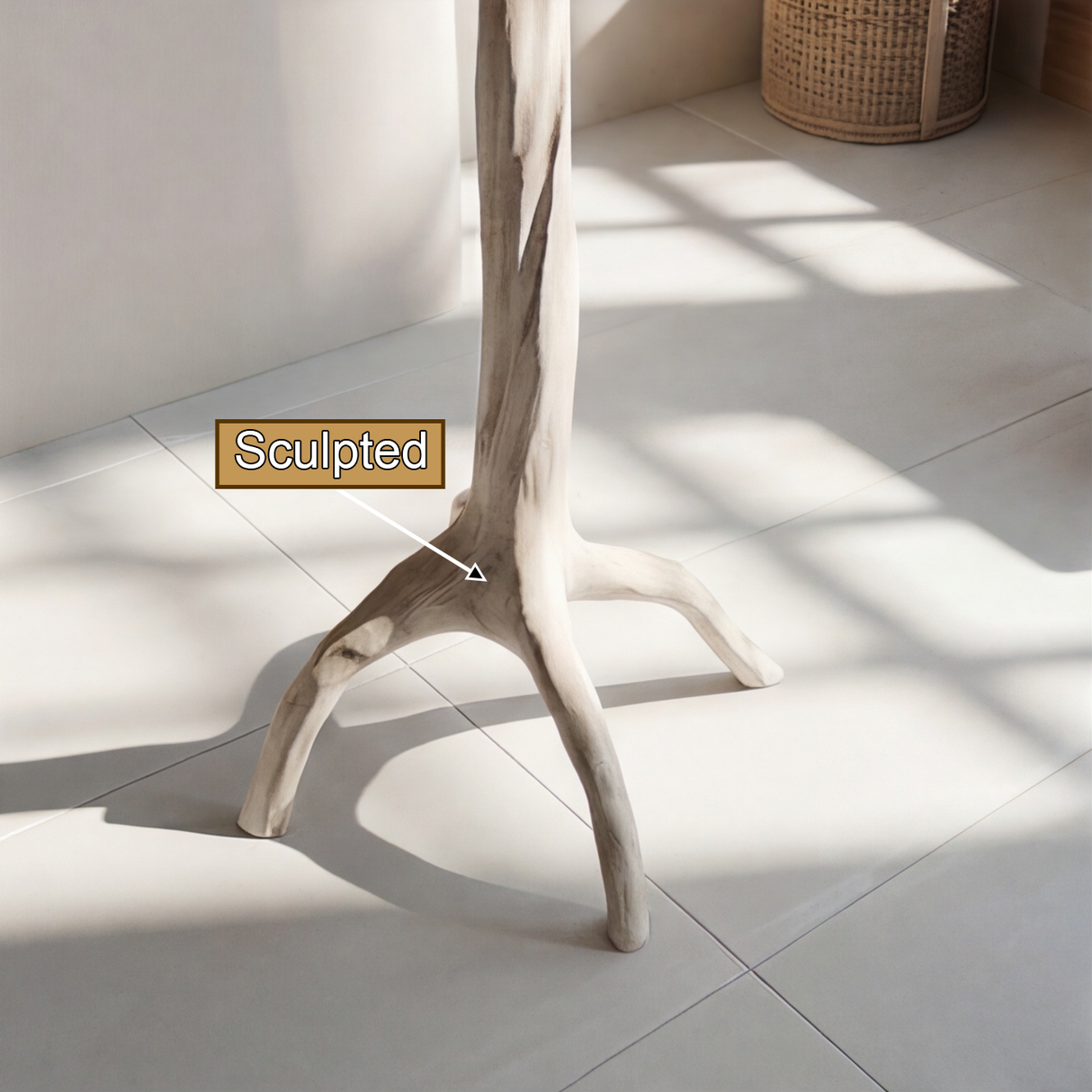 Valecroft Sculpted Solid Wood Tree Coat Rack - Timberustic Tree Coat Rack