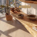Valenor Live Edge Solid Wood Floating Shelf SPA245642 - Timberustic Floating Shelf