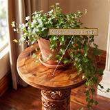 Valenor Solid Wood Pedestal Stand - Timberustic Pedestal Stand