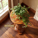 Valenor Solid Wood Pedestal Stand - Timberustic Pedestal Stand