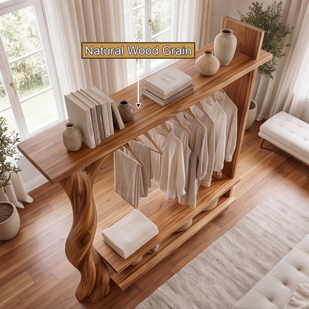 Valenwood Solid Wood Entryway Organizer