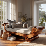 Valerion Handcrafted Solid Wood Sofa - Timberustic Sofa