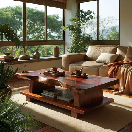 Valewood Live Edge Solid Wood Coffee Table SPA973451 - Timberustic Coffee Table