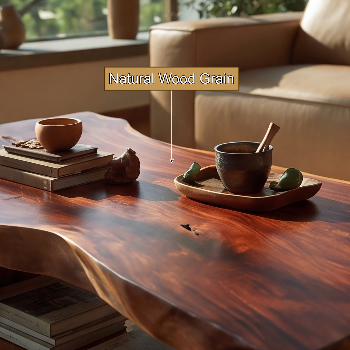 Valewood Live Edge Solid Wood Coffee Table SPA973451 - Timberustic Coffee Table
