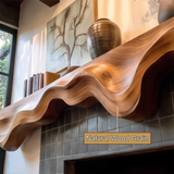 Valmere Sculpted Fireplace Mantel Shelf