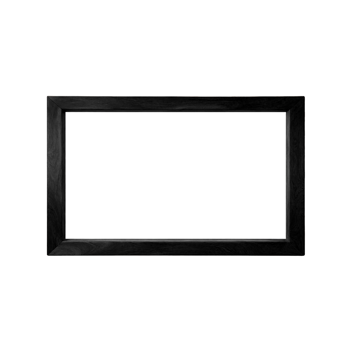 Valmere Solid Wood Mirror Frame Black - Timberustic Mirror