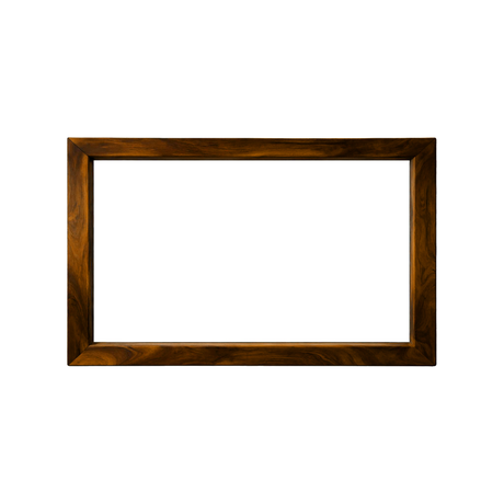 Valmere Solid Wood Mirror Frame Brown - Timberustic Mirror