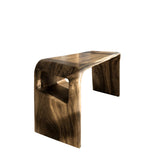 Valora Live Edge Solid Wood Bar Table with Storage Natural Oak - Timberustic Bar Table with Storage