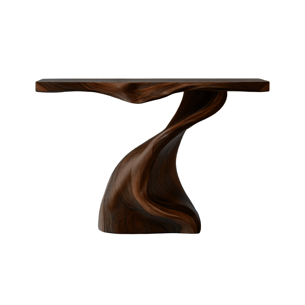 Valorin Sculpted Solid Wood Console Table