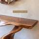 Valorin Sculpted Solid Wood Console Table