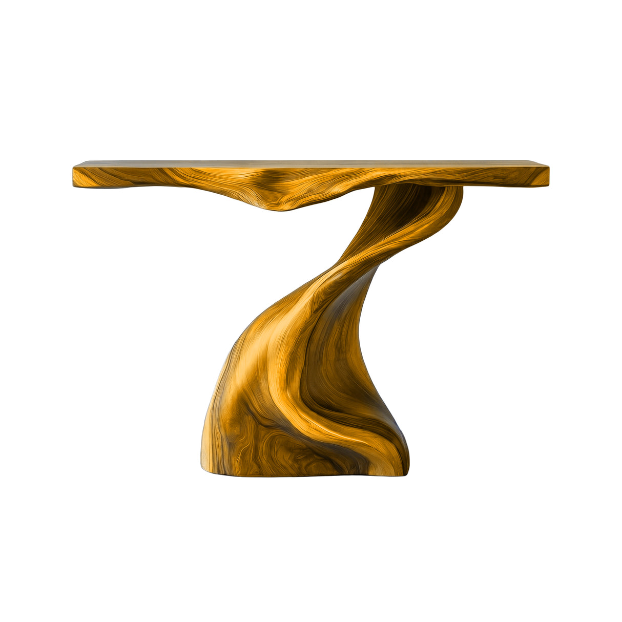 Valorin Sculpted Solid Wood Console Table