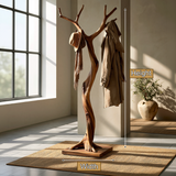 Valoryn Sculpted Solid Wood Tree Coat Rack - Timberustic Tree Coat Rack