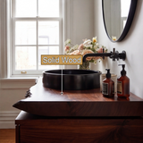 Valren Live Edge Solid Wood Floating Bathroom Vanity with Drawers - Timberustic Floating Bathroom Vanity With Drawers