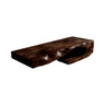 Valterra Handcrafted Solid Wood Floating Bathroom Vanity with Open Storage Dark Walnut - Timberustic Floating Bathroom Vanity with Open Storage