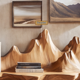 Valthera Handcrafted Mountain Floating Shelf - Timberustic Floating Shelf