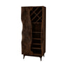 Valthera Handcrafted Solid Wood Bar Cabinet