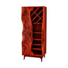 Valthera Handcrafted Solid Wood Bar Cabinet