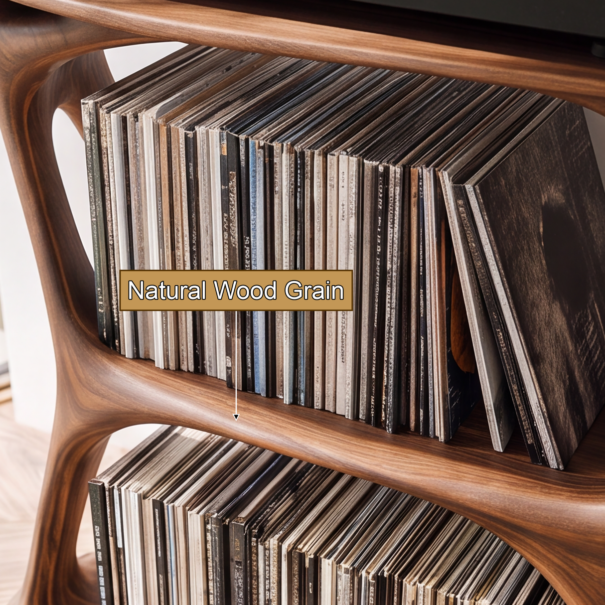 Valthera Handcrafted Solid Wood Record Player Stand SPA928424