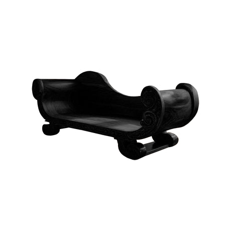 Valthera Handcrafted Solid Wood Sofa Black - Timberustic Sofa