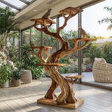 Valthera Handcrafted Tree Branch Parrot Stand SPA288535 - Timberustic Tree Branch Parrot Stand