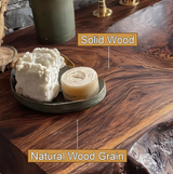 Valthera Live Edge Solid Wood Floating Bathroom Vanity with Integrated Sink SPA235756 - Timberustic Floating Bathroom Vanity with Integrated Sink