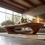 Valthera Sculpted Solid Wood Coffee Table SPA235732 - Timberustic Coffee Table