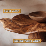 Valthera Sculpted Solid Wood Mushroom Floating Shelf SPA825832 - Timberustic Floating Shelf