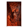 Valtherion Sculpted Solid Wood Rectangular Double Doors Mahogany - Timberustic Door