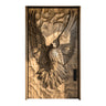 Valtherion Sculpted Solid Wood Rectangular Double Doors Natural Oak - Timberustic Door
