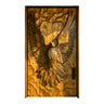 Valtherion Sculpted Solid Wood Rectangular Double Doors Teak - Timberustic Door