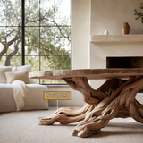 Valtheris Sculpted Solid Wood Coffee Table SPA925242 - Timberustic Coffee Table