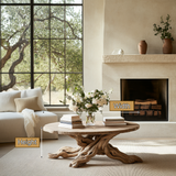 Valtheris Sculpted Solid Wood Coffee Table SPA925242 - Timberustic Coffee Table