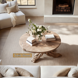 Valtheris Sculpted Solid Wood Coffee Table SPA925242 - Timberustic Coffee Table