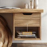 Valtheris Sculpted Solid Wood Tree Bookshelf with Drawers - Timberustic Tree Bookshelf