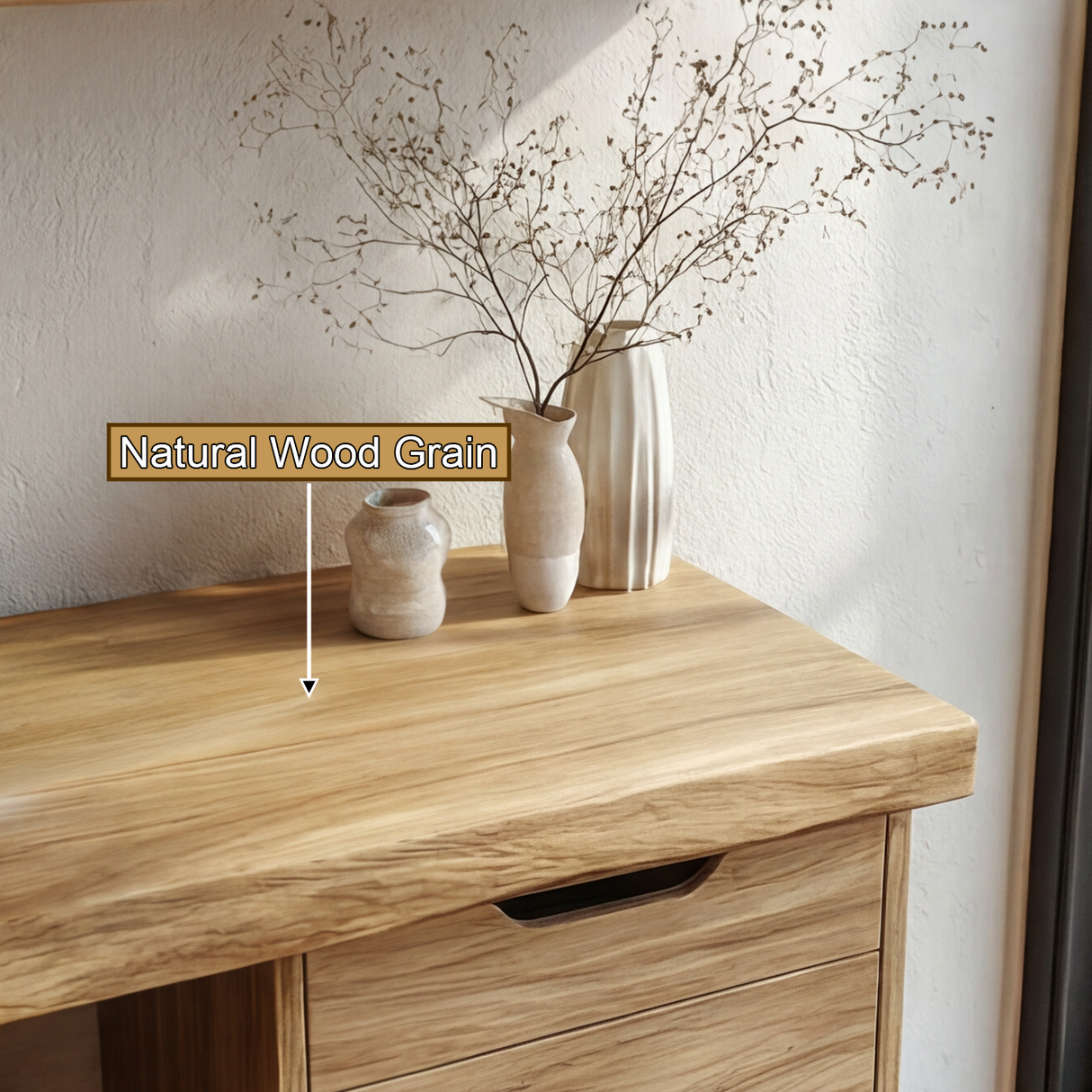 Valtheris Sculpted Solid Wood Tree Bookshelf with Drawers - Timberustic Tree Bookshelf