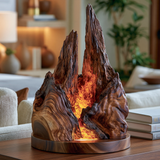 Valtherra Handcrafted Mountain Table Lamp - Timberustic Table Lamp