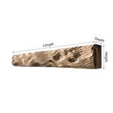 Valtreon Carved Solid Wood Fireplace Mantel Shelf - Timberustic Fireplace Mantel Shelf
