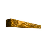 Valtrevia Sculpted Solid Wood Fireplace Mantel Shelf Teak - Timberustic Fireplace Mantel Shelf