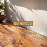 Varcello Live Edge Solid Wood Floating Shelf SPA365435 - Timberustic Floating Shelf